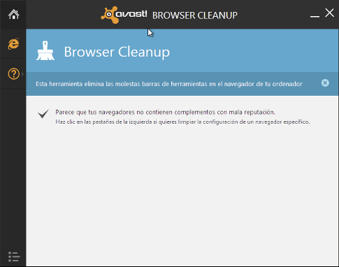 Avast browser cleanup